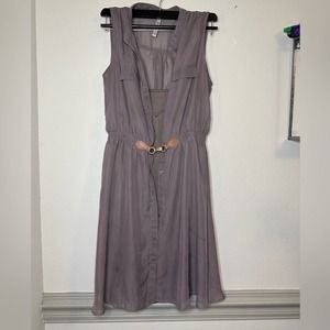 R n B brown dress size Large